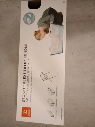 Bañera Stokke c/soporte y patas