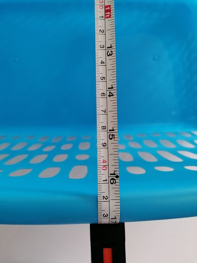 2 cestas de plástico azul