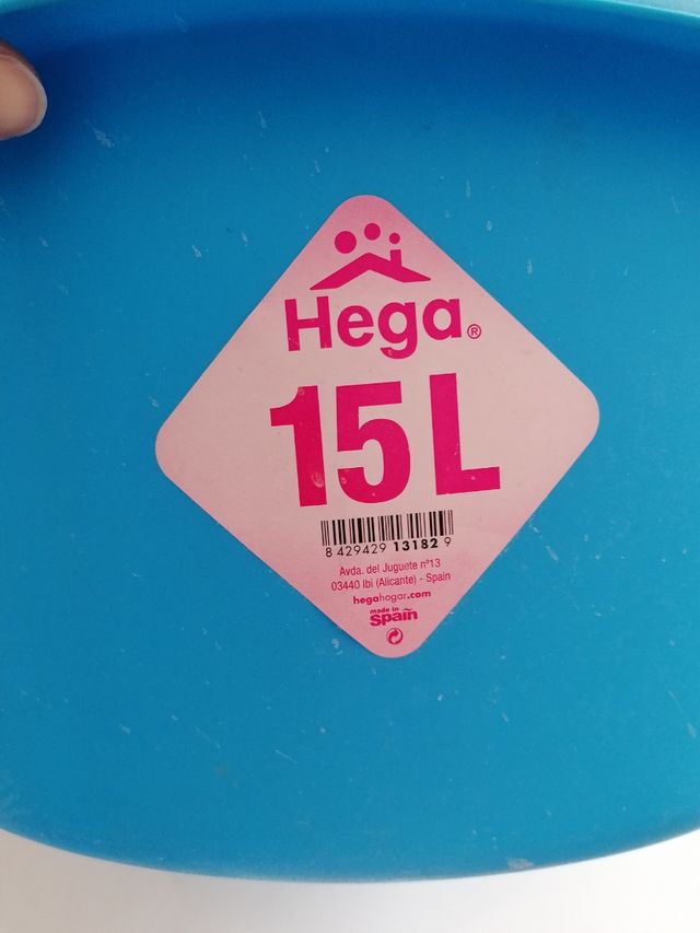 2 cestas de plástico azul