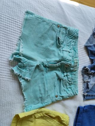 5 Shorts niña - Colores variados