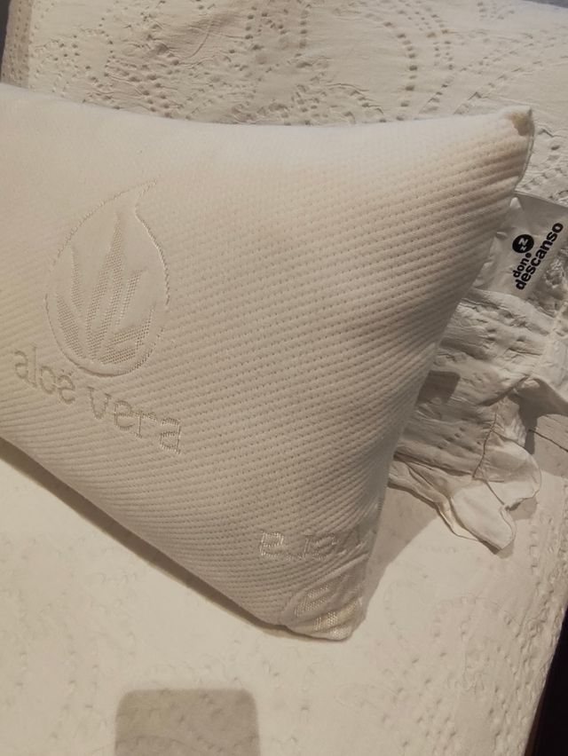 Almohada Aloe Vera - Blanca
