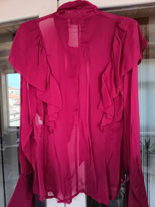 NUEVO. Blusa Míriam Ocariz rosa - Talla 40