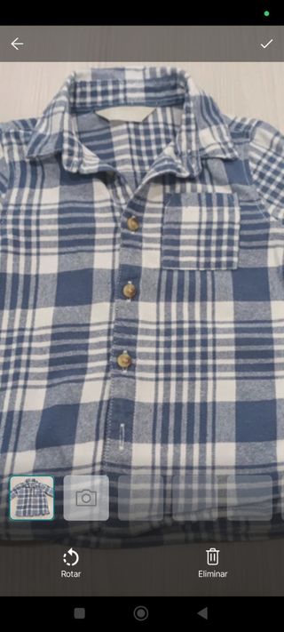 Camisa cuadros niño Primark