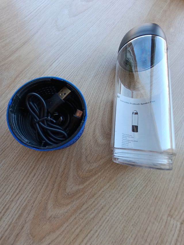Botella altavoz Bluetooth