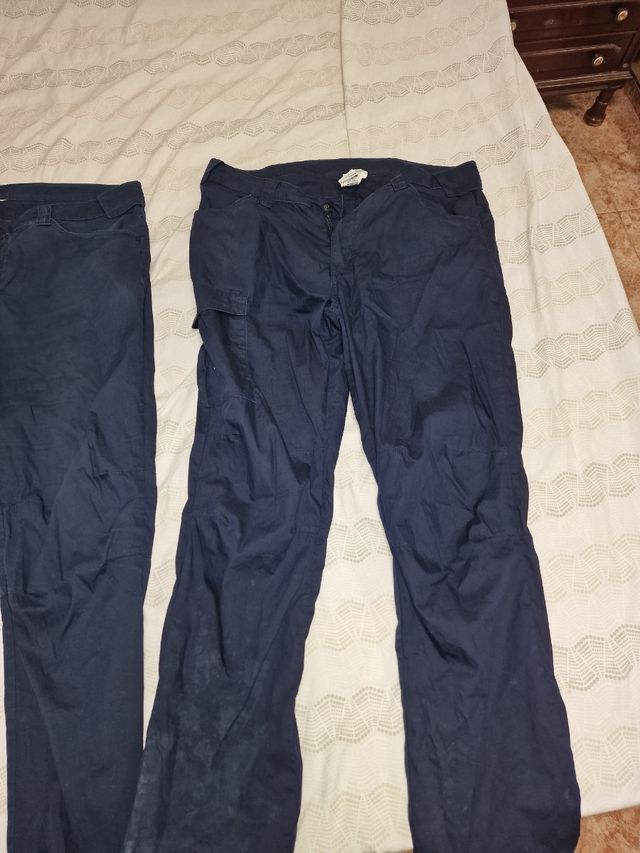 2 Pantalones Montaña XL - Azul Marino