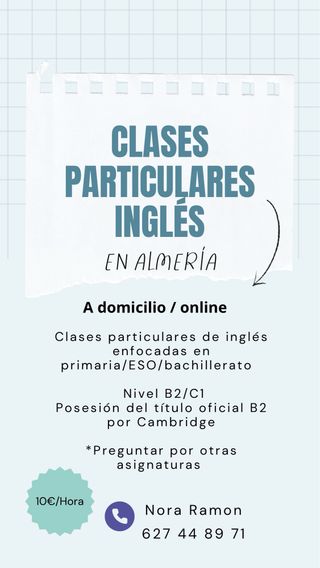 Clases Particulares Inglés