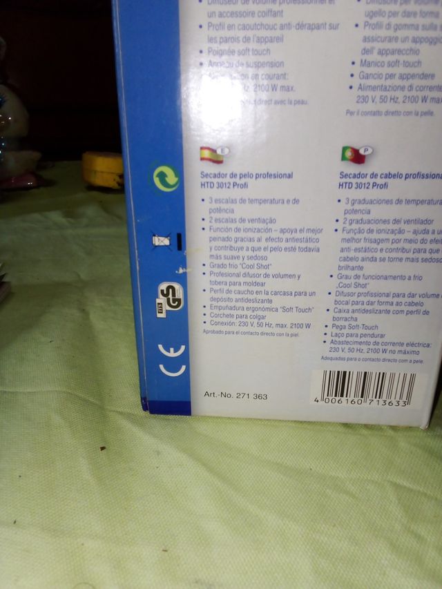 Secador pelo HTD 3012 Profi
