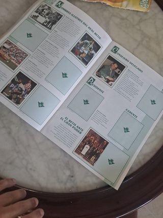 Álbum cromos Real Betis Balompié