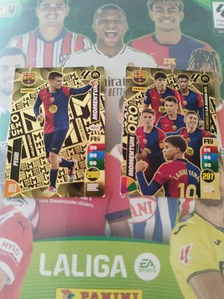 Adrenalyn XL 24-25: 2 cartas Pedri- Momentun oro