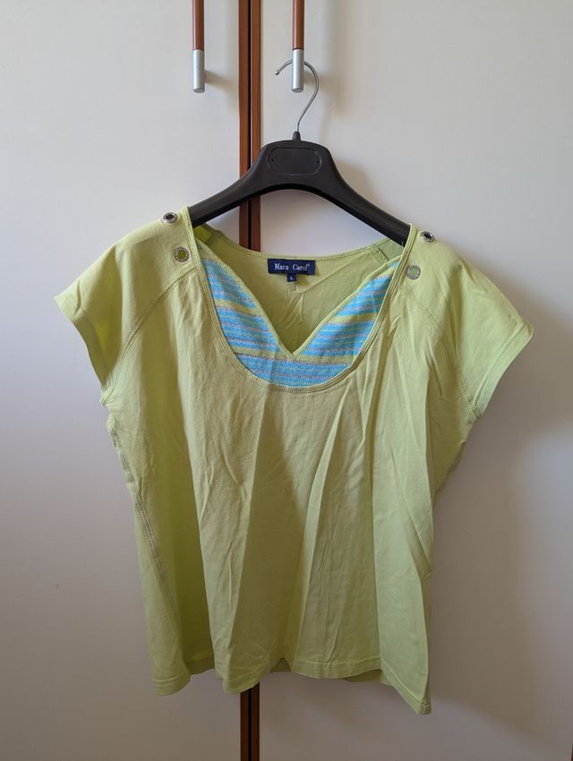 Mara Carol - T-shirt verde L