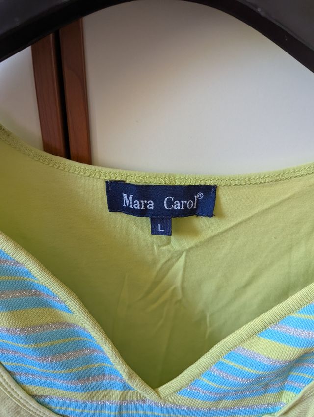 Mara Carol - T-shirt verde L