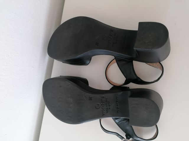 Sandali wonders taglia 39 made in Spain vera pelle