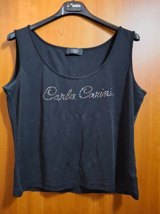 Top Carla Carini nero