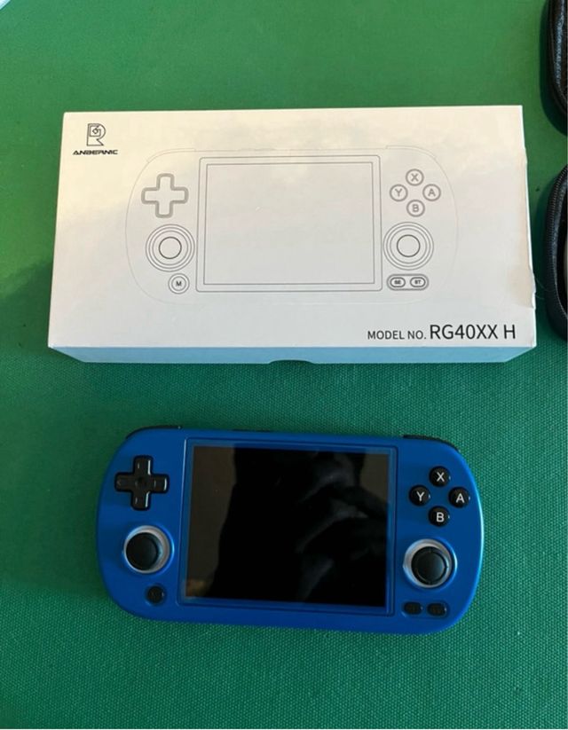 Anbernic RG40XXH Retro Console Blu