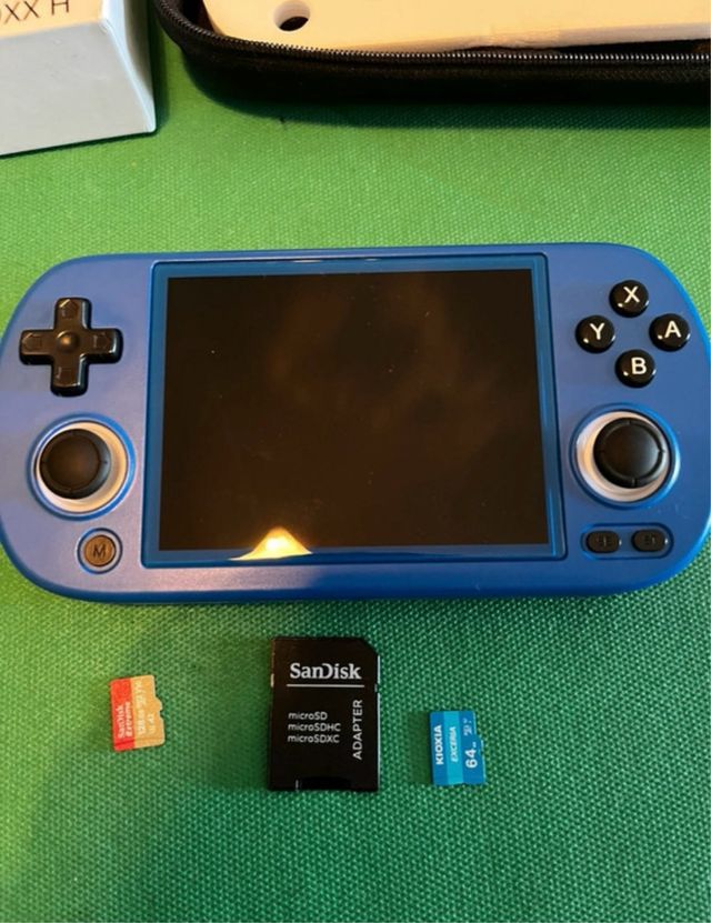 Anbernic RG40XXH Retro Console Blu