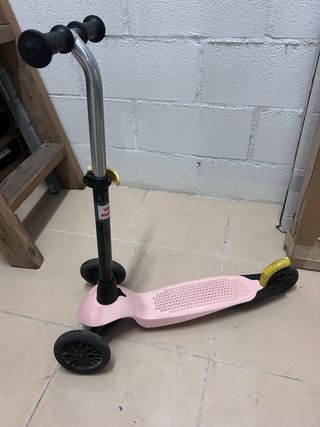 Patinete 3 ruedas niña rosa
