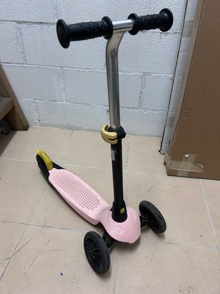 Patinete 3 ruedas niña rosa