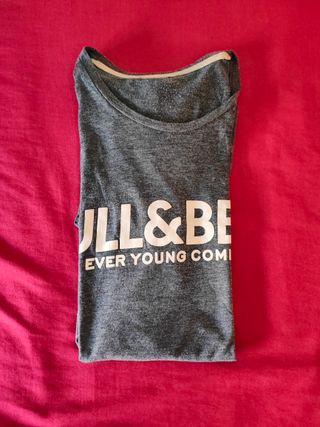 Camiseta Pull&Bear gris - Talla S