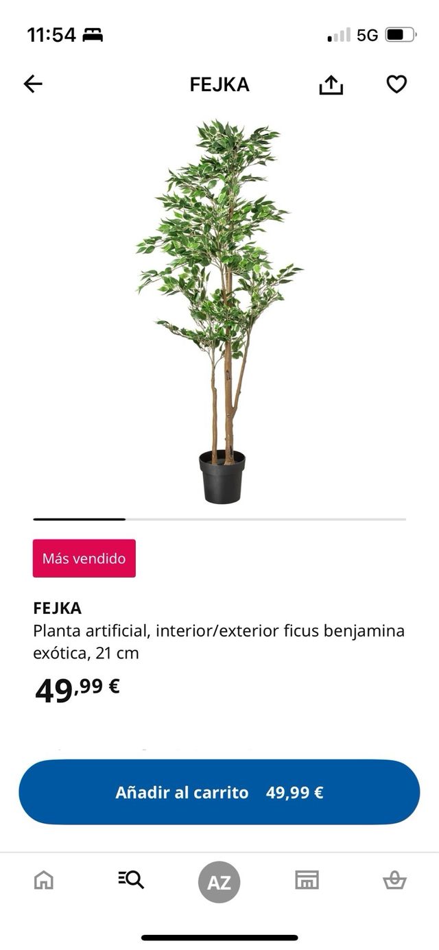 Planta artificial FEJKA IKEA 21cm