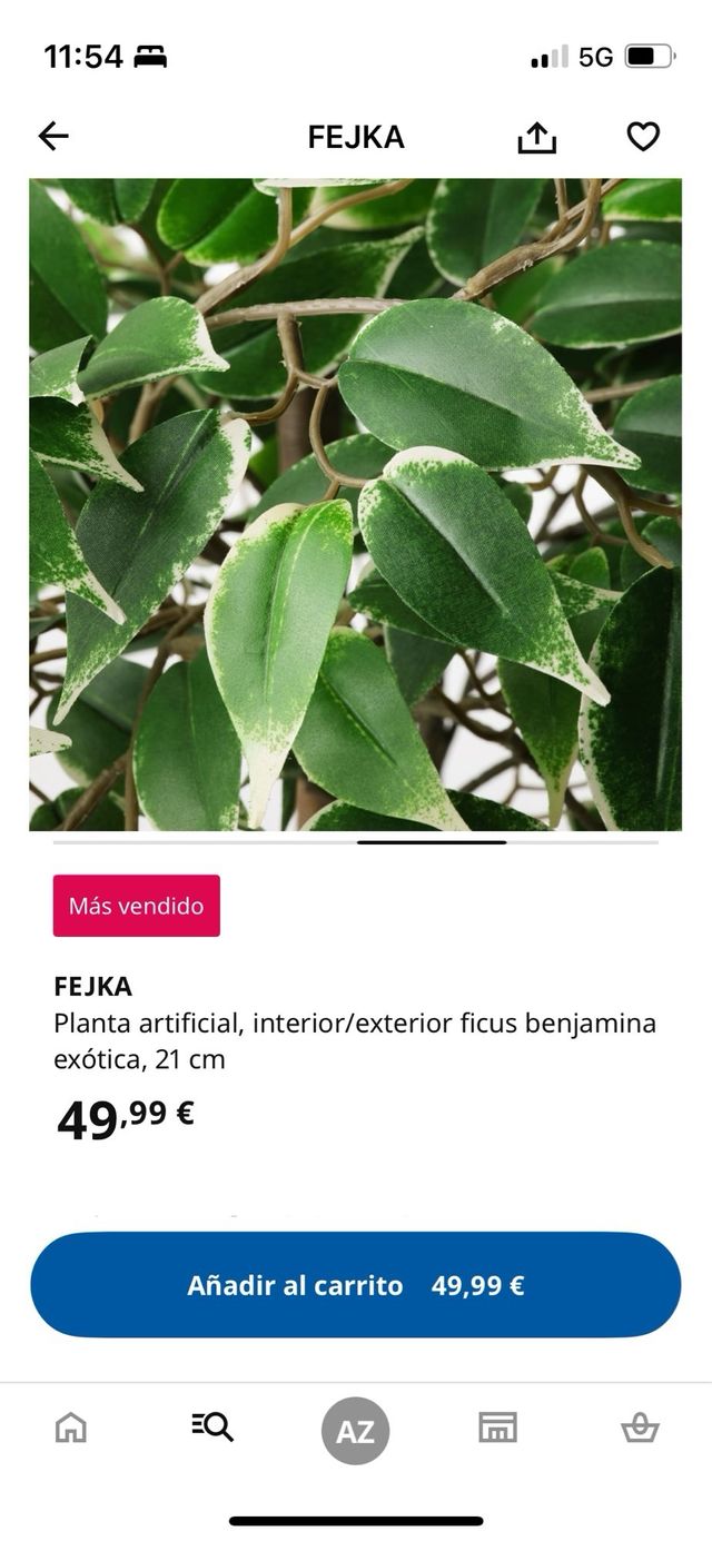 Planta artificial FEJKA IKEA 21cm