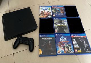 PS4 (PlayStation 4) + 6 juegos