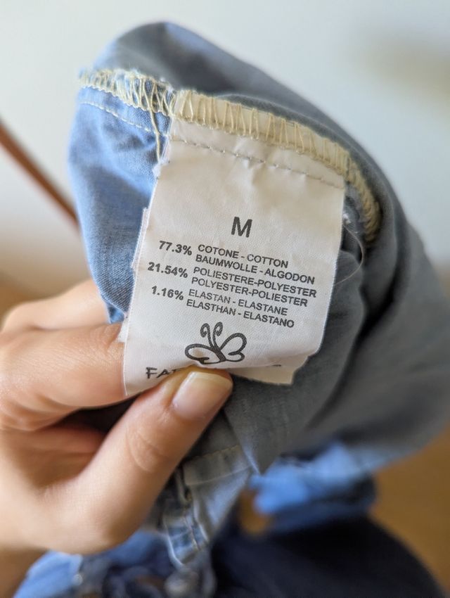 Camicia jeans con dettagli