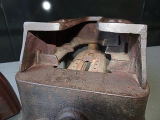 Calienta plancha antigua de gas