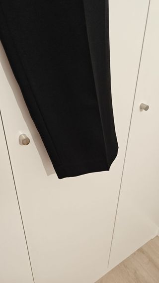 Pantalón de Pinzas Gris Oscuro Talla 54