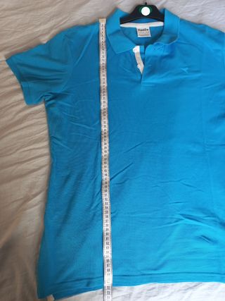 Polo Diadora Uomo XL Azzurro. T shirt