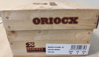 Zapato Seguridad ORIOCX Negro - Talla 38