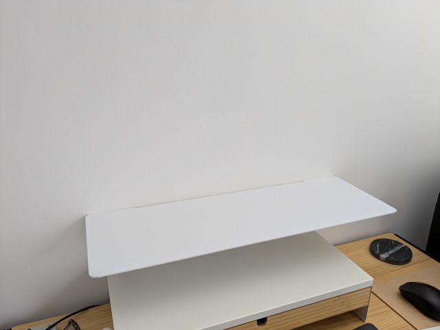 Estante blanco metal Bauhaus - Precintado