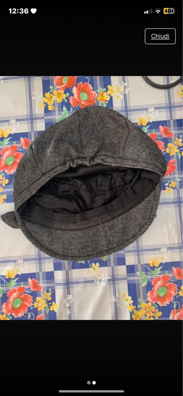 Cappello grigio donna