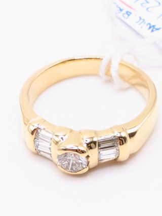 Anillo oro 18k brillantes