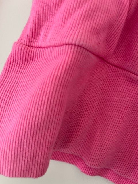 Top rosa maniche lunghe