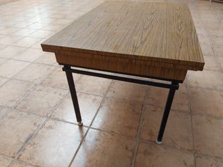 Mesa extensible vintage, larga extendida mide 2m