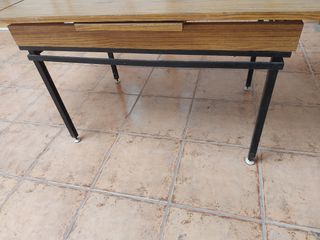 Mesa extensible vintage, larga extendida mide 2m