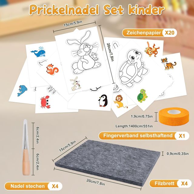 Kit de punzones infantil - Manualidades