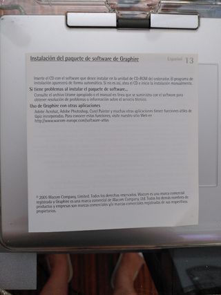 Wacom Graphire4 Tableta gráfica