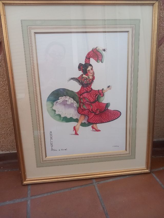 Cuadro Flamenca - Baile Andaluz