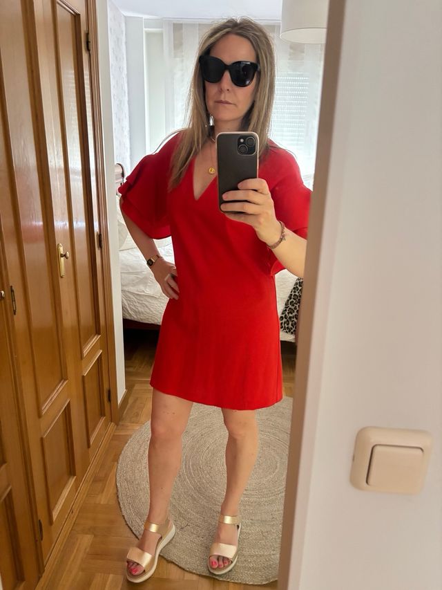 Vestido rojo verano