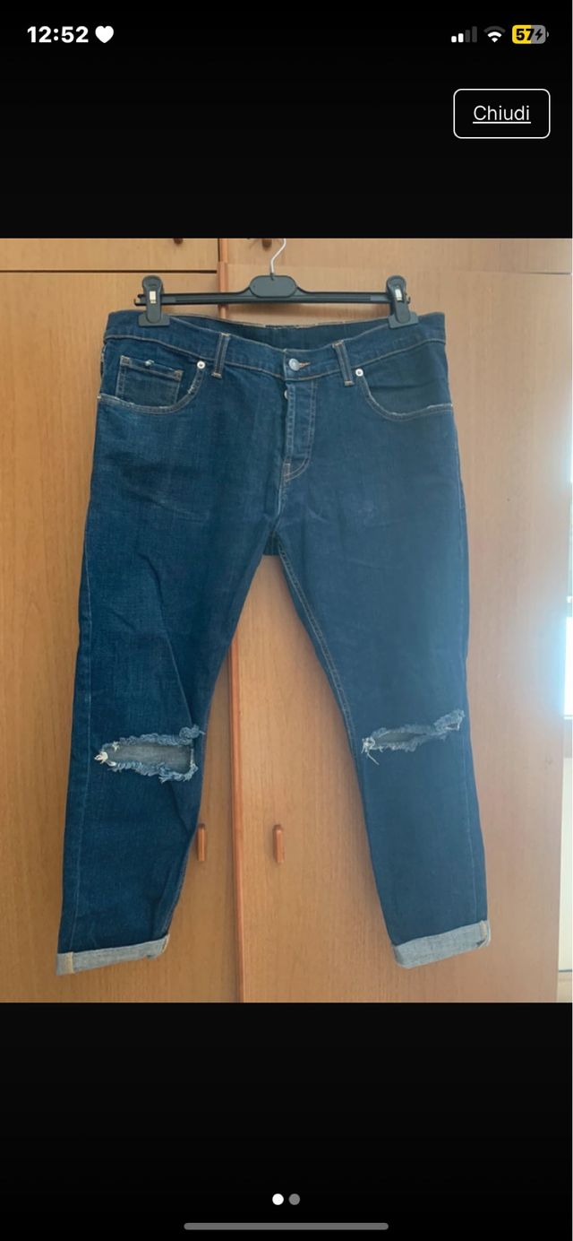 Jeans Uomo Blu - Taglio Slim