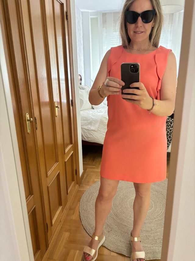 Vestido coral verano