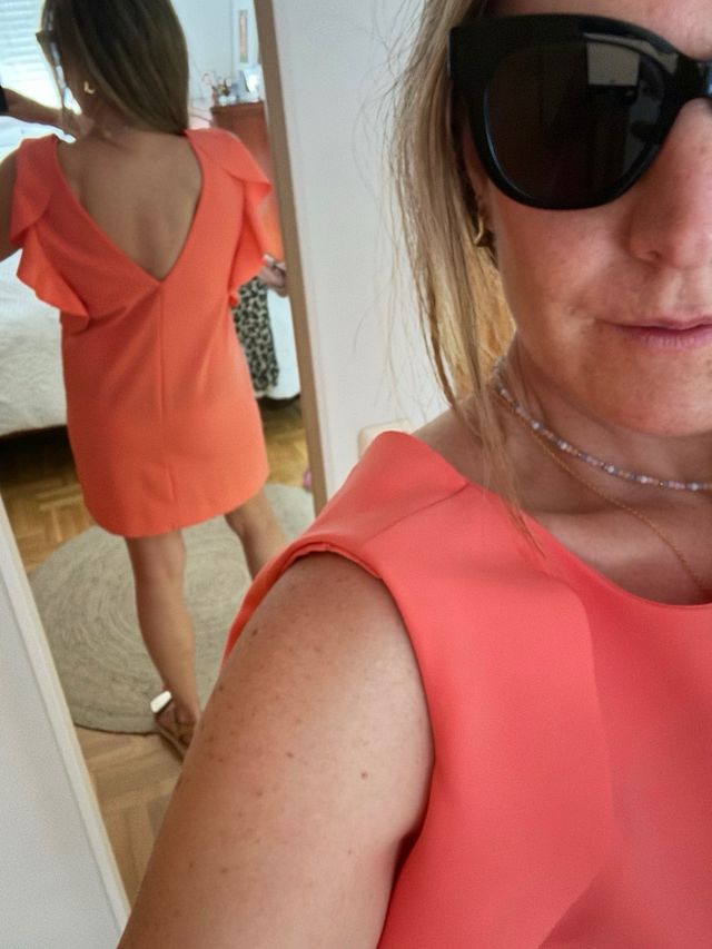 Vestido coral verano