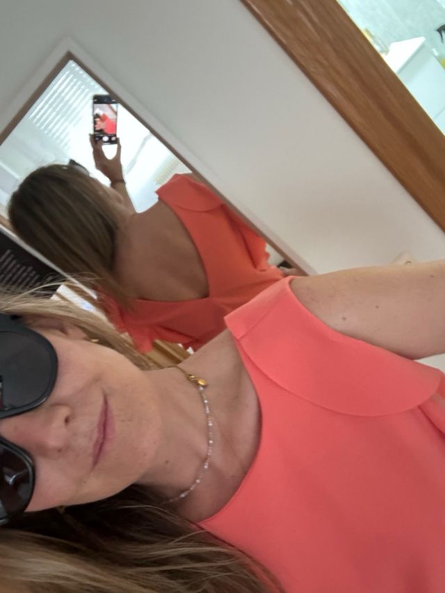 Vestido coral verano