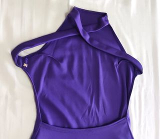 Vestido mini violeta retro