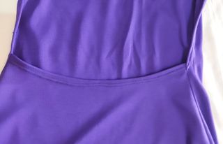 Vestido mini violeta retro