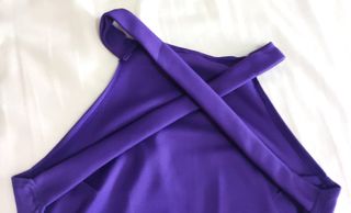 Vestido mini violeta retro