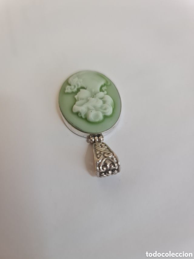 #1034 colgante plata 925 camafeo 5.5×3