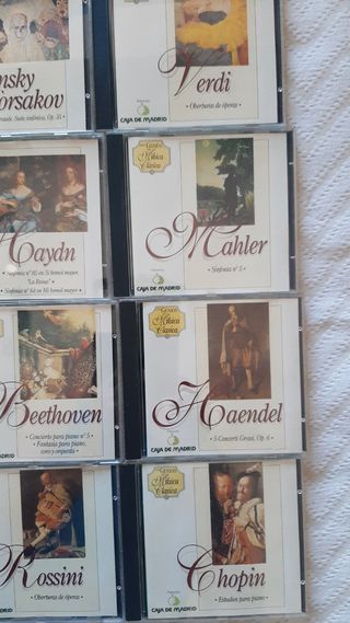 20 CDs: 10 € Genios d laMúsica Clásica 