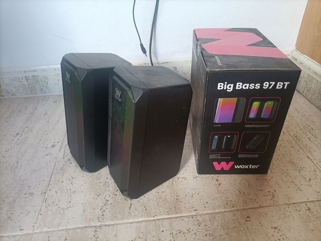Altavoces Woxter Big Bass 97 BT 20W